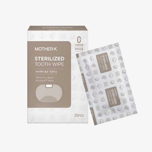 MOTHER-K Sterilised Tooth Wipes – 30pcs