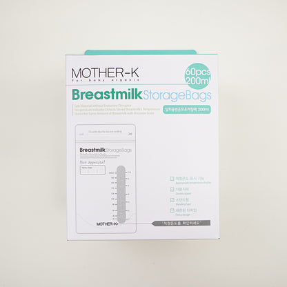 MOTHER-K Breastmilk Storage Bags – 200ml / 60 Bags