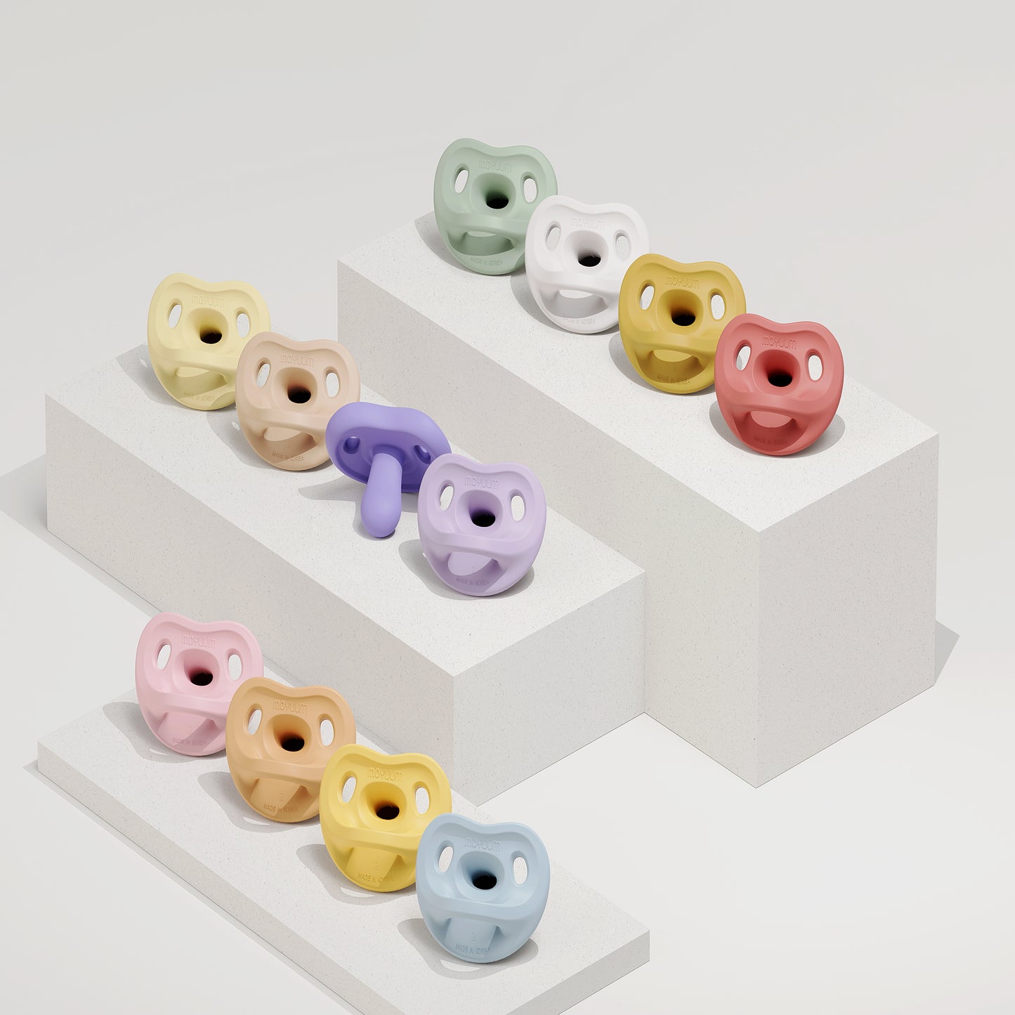 MOYUUM All Silicone Macaron Pacifier