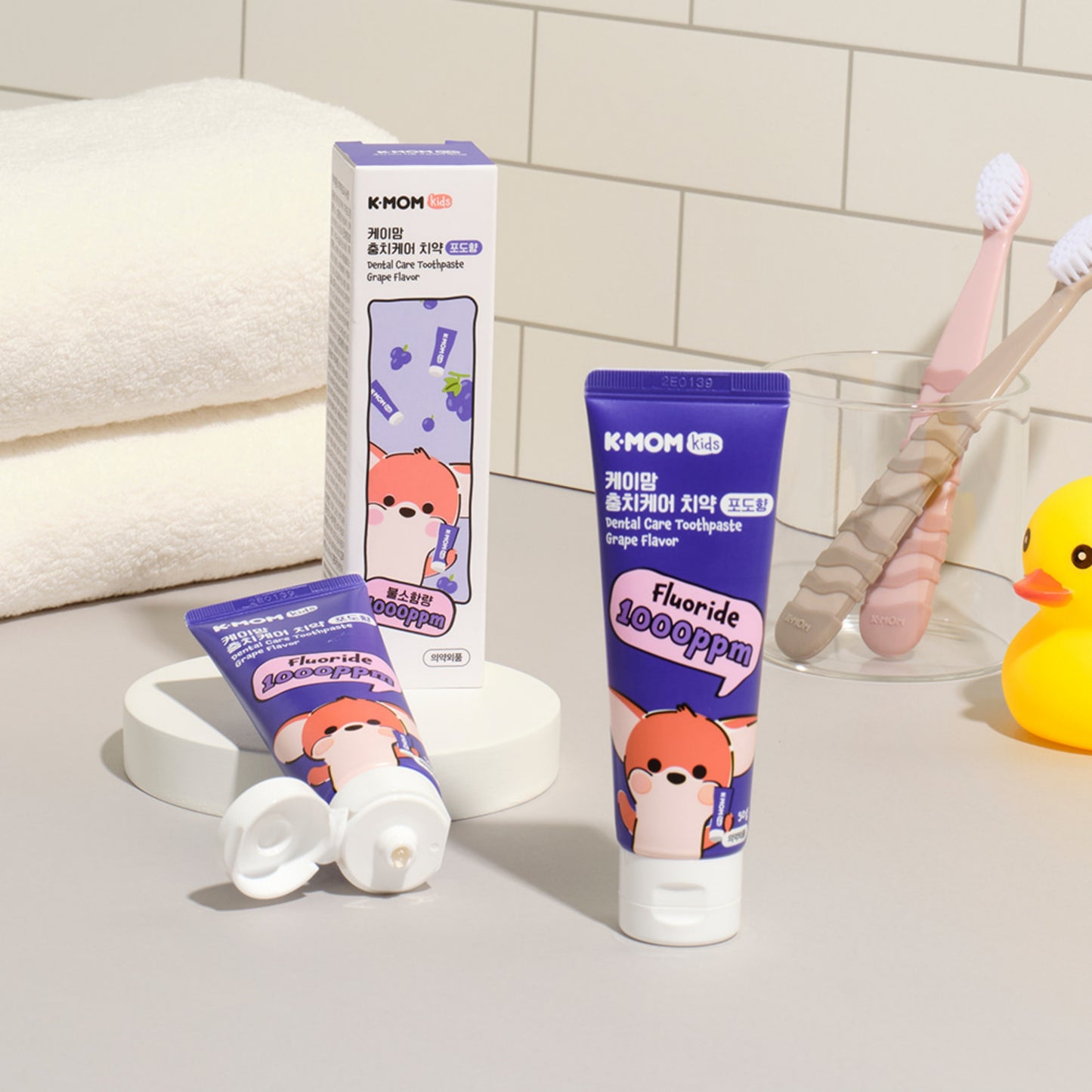 K-MOM Dental Care Toothpaste – Grape Flavour