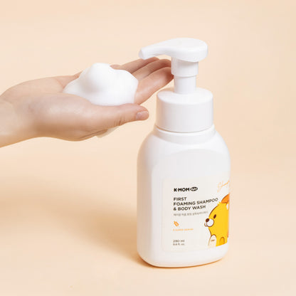 K-MOM First Foaming Shampoo & Body Wash