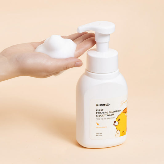 K-MOM First Foaming Shampoo & Body Wash