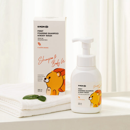K-MOM First Foaming Shampoo & Body Wash