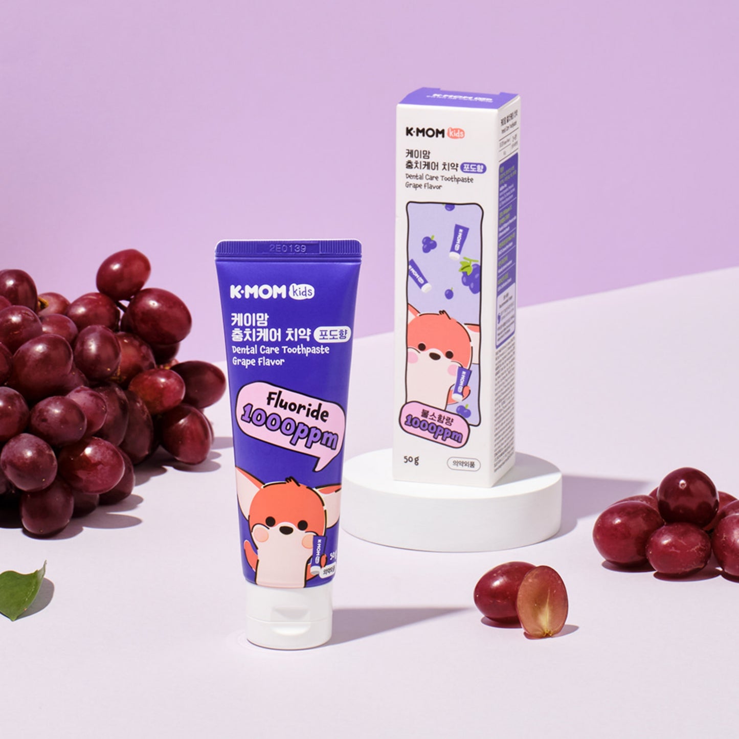 K-MOM Dental Care Toothpaste – Grape Flavour