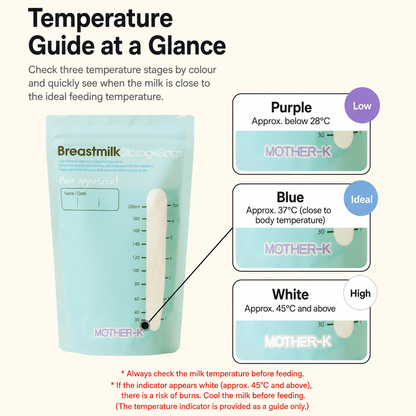 MOTHER-K Breastmilk Storage Bags – 200ml / 60 Bags