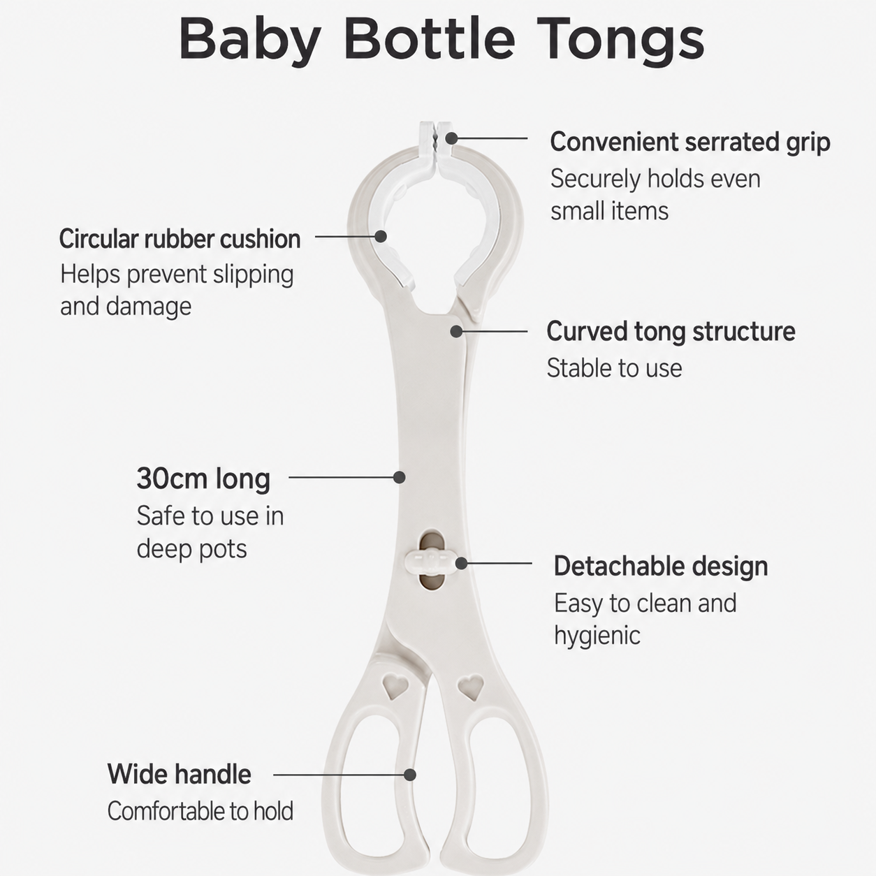 MOYUUM Baby Bottle Tongs