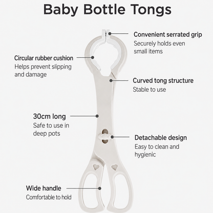 MOYUUM Baby Bottle Tongs