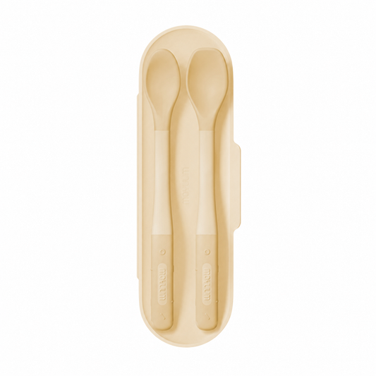 MOYUUM Baby Food Spoon Set with Case – 2pcs