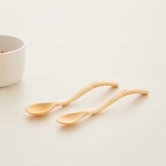MOYUUM Baby Food Spoon Set with Case – 2pcs