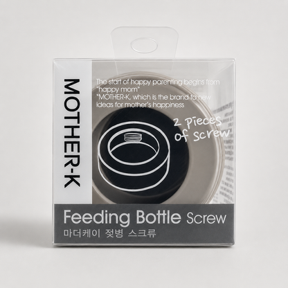 MOTHER-K Screw Ring for Disposable Tritan Feeding Bottle & 369 Bottle – 2pcs
