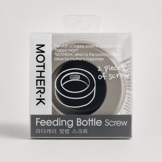 MOTHER-K Screw Ring for Disposable Tritan Feeding Bottle & 369 Bottle – 2pcs