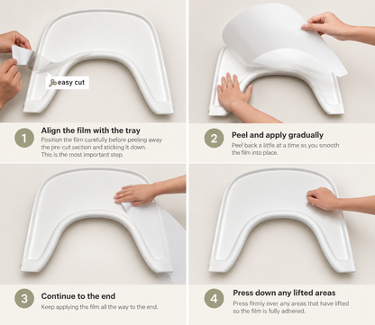 KOKYY Suction Film for Stokke Tripp Trapp Tray – 2 Pack