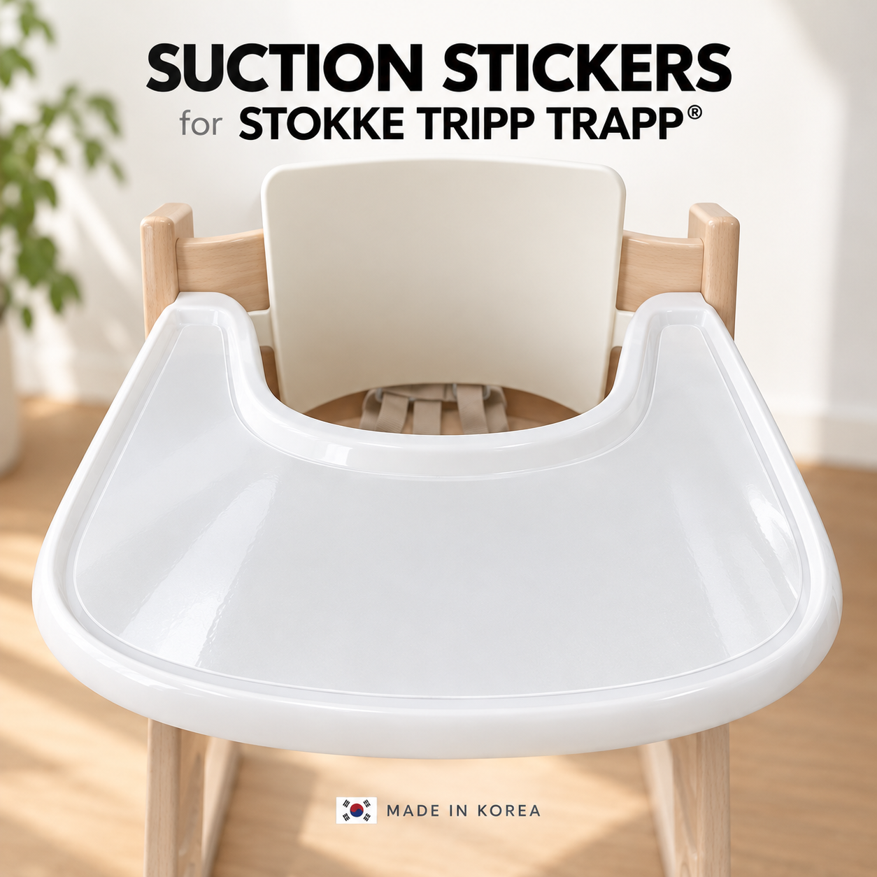 KOKYY Suction Film for Stokke Tripp Trapp Tray – 2 Pack