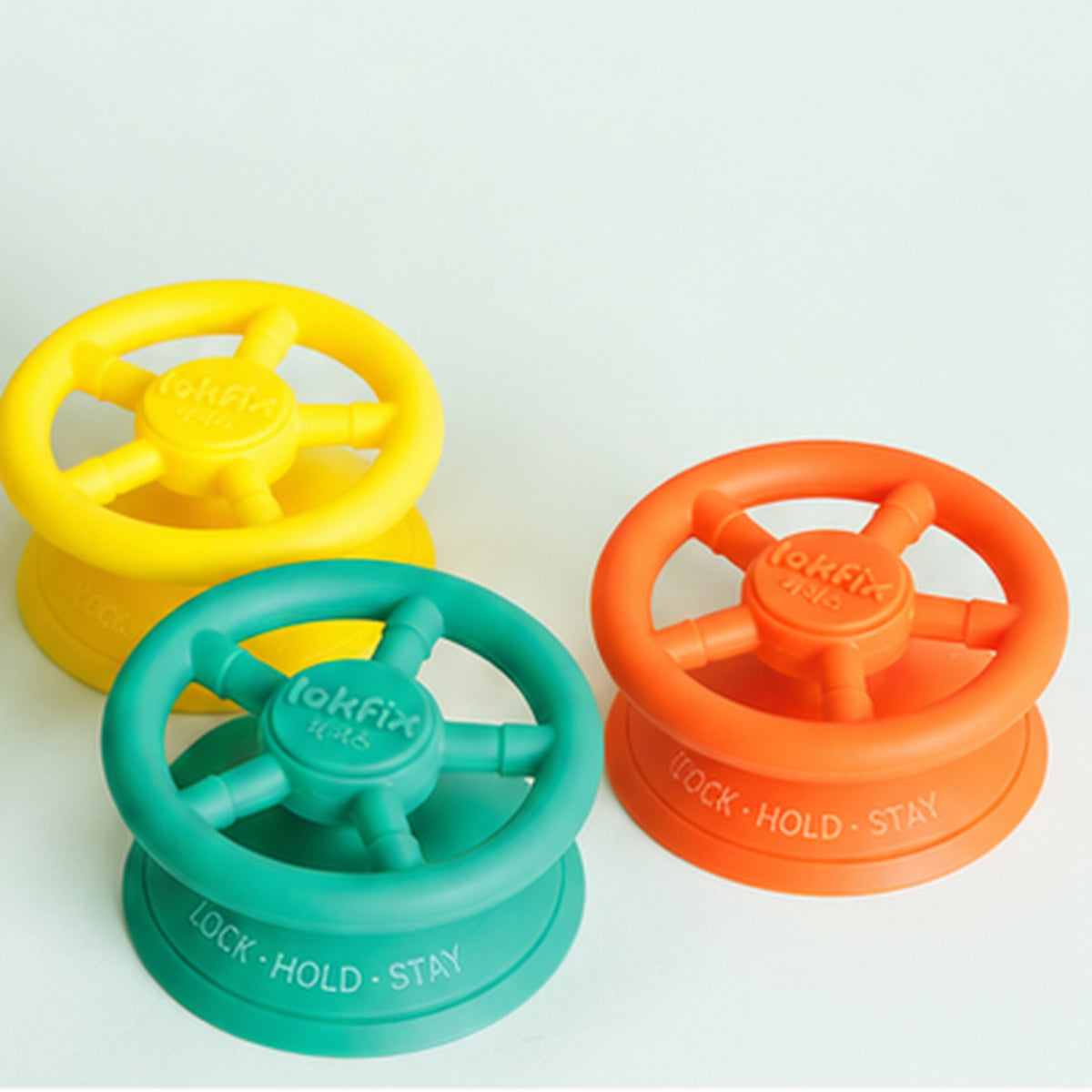 LOKFIX Silicone Suction Toy Strap Set