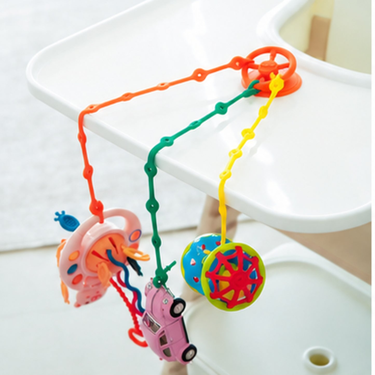 LOKFIX Silicone Suction Toy Strap Set