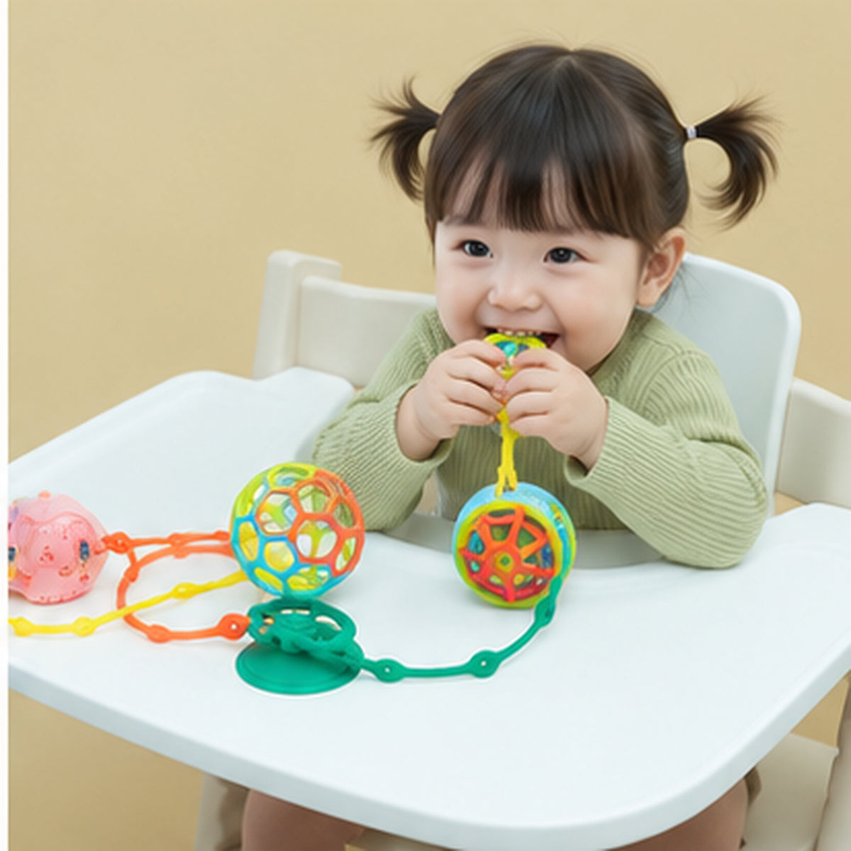 LOKFIX Silicone Suction Toy Strap Set