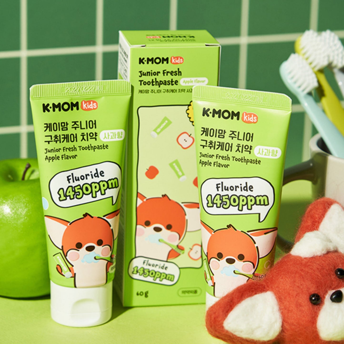 K-MOM Junior Fresh Toothpaste – Apple Flavour