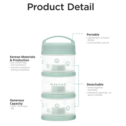 MOYUUM Milk Powder Case – 3 Layer